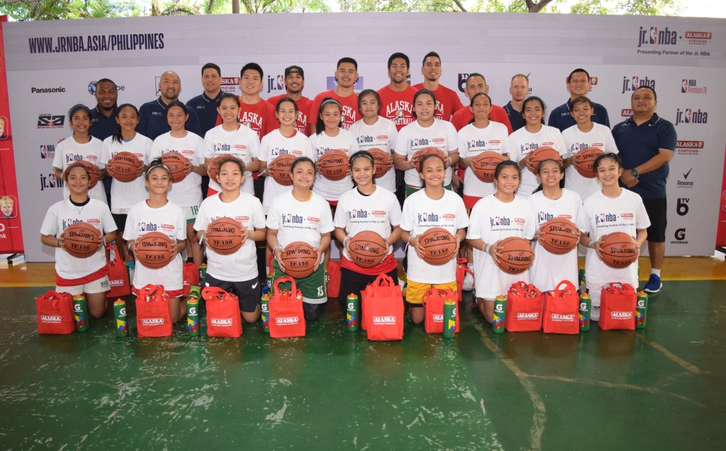 (1st row, L-R): Ellen Parane, Justine Mhyrra Vibanco, Kyla Marie Mataga, Ysabela Gonzales, Diane Camille Nolasco, Ciara Centeno, Leanne Jazmine Catalan, Frances Maxine Pamintuan, Erika Nadine Tenorio; (2nd row, L-R): Kharel Siapoc, Crisciona Anne Bagasani, Sophia Amol, Rochelle Omalin, Aaliyah Reyes, Franchesca Isabela Buenvenida, Princess BJ Villarin, Franchesca Galauran, Merylle Cuasa, Dancylle Busime, Jam Lachica. ; (3rd row, L-R): Willie Miller, Jeffery Cariaso, Tony dela Cruz, Jeron Teng, Davon Potts, Carl Bryan Cruz, Gboy Babilonia, Sonny Thoss, JVee Casio, Rob Newson, Eric dela Cuesta, Kalvin Sangalang