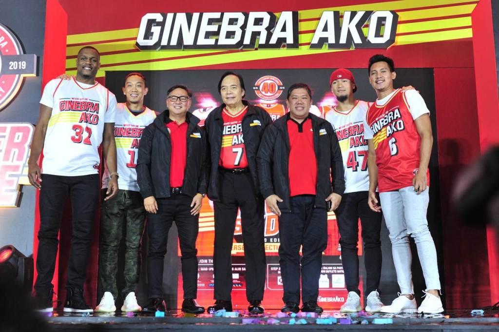 Justin Brownlee, Jayjay Helterbrand, Ronald C. Molina, Robert Jaworski Sr, Allan P. Mercado, Mark Caguioa, Scottie Thompson