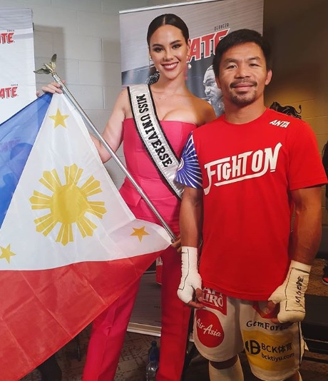 Catriona Gray, Manny Pacquiao