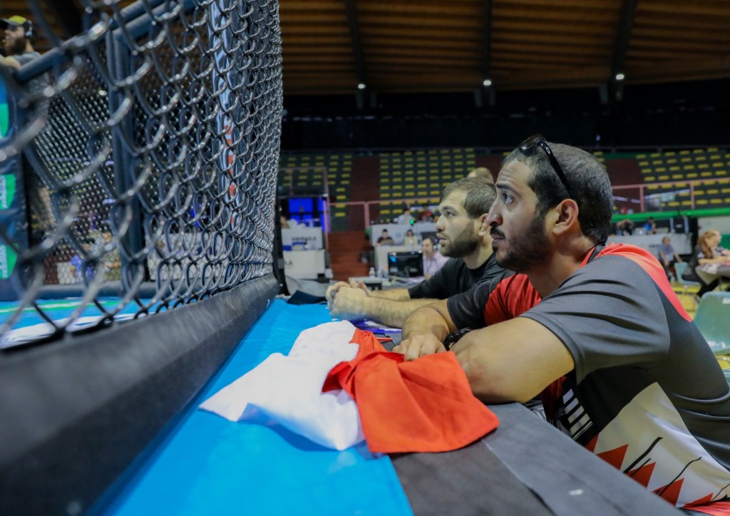 Eldar Eldarov, Sheikh Khaled bin Hamad Al Khalifa (©Brave Combat Federation)