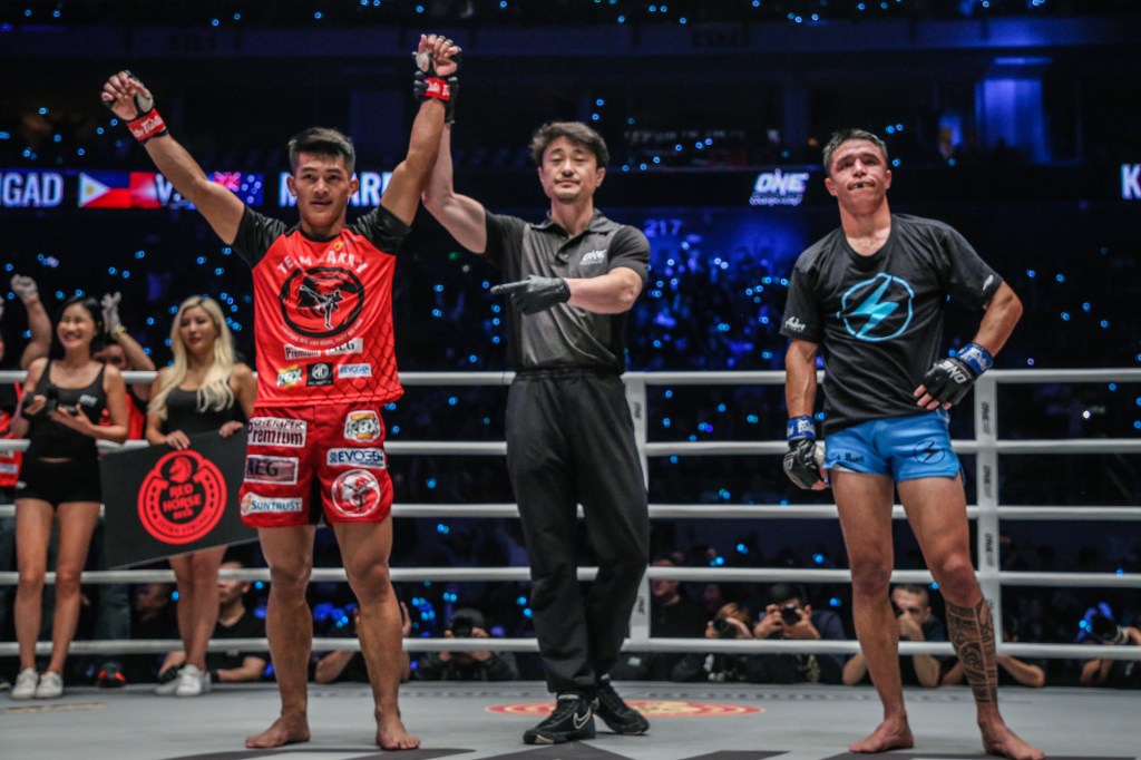 Danny Kingad, Yoshinori Umeki, Reece McLaren (©ONE Championship)