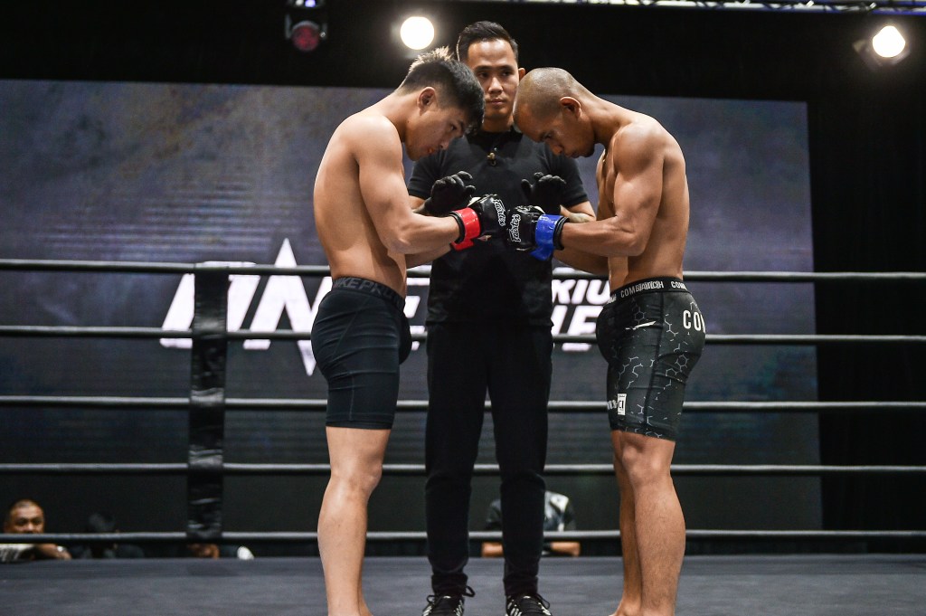 Ismael Bandiwan, Isaac Yap, Adib Sulaiman (©ONE Championship)