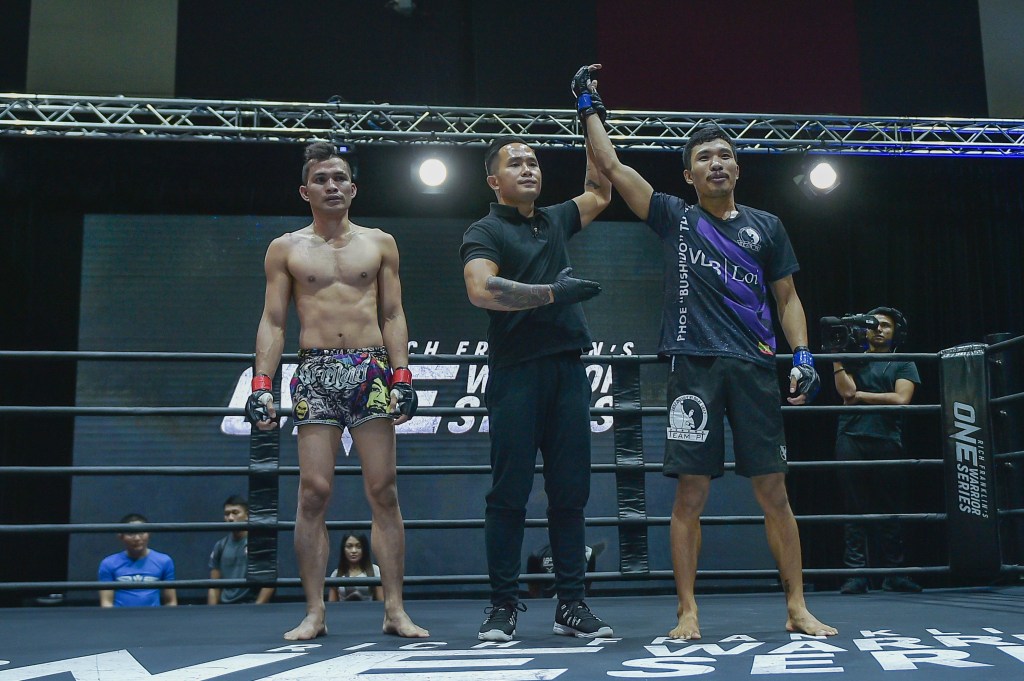 Matt Korro, Isaac Yap, Sai Nyan Lin (©ONE Championship)