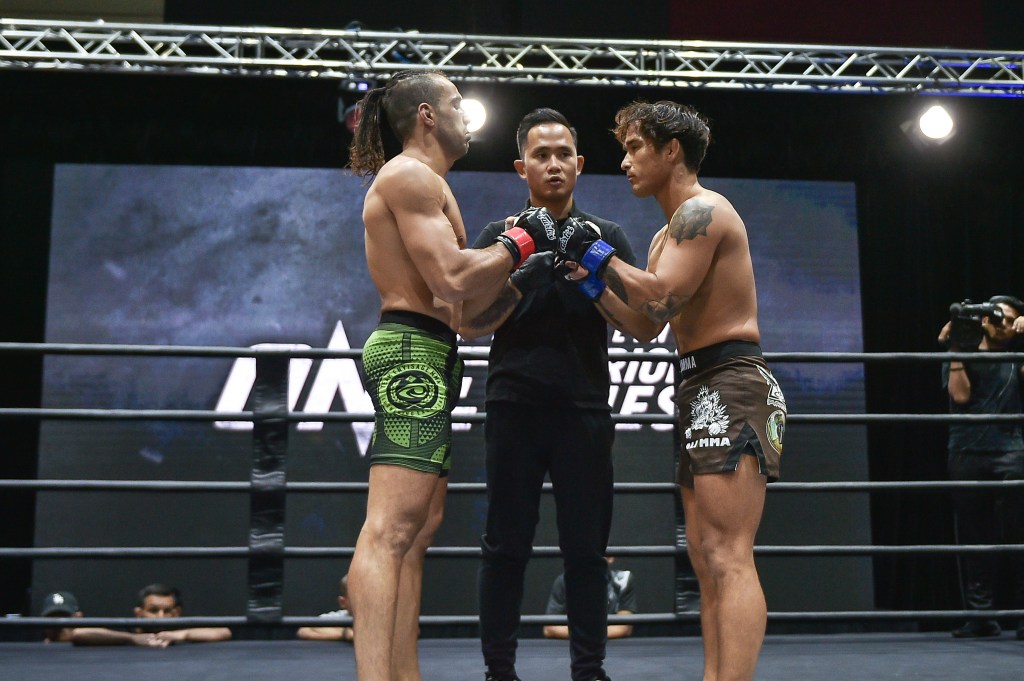 Ali Motamed, Isaac Yap, Zechariah Lange (©ONE Championship)