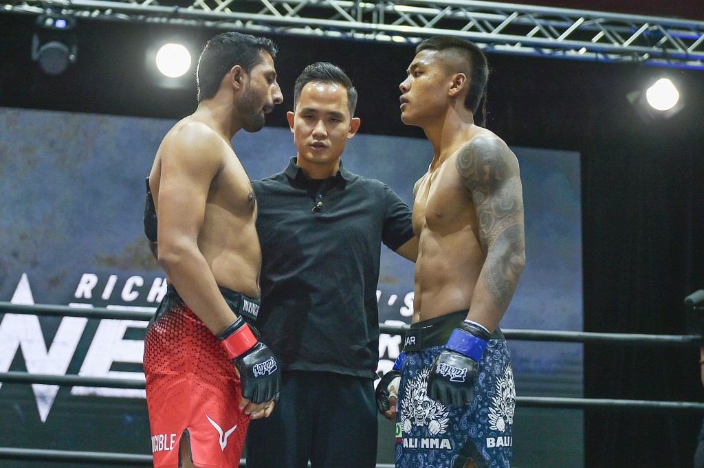 Raghvendra Singh, Isaac Yap, Punnya Sai (©ONE Championship)