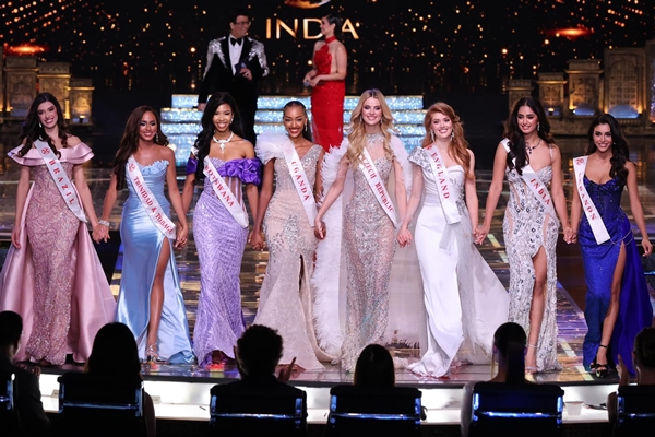 Miss World 2023 Krystyna Pyszkova crowned in Mumbai,&nbsp;India